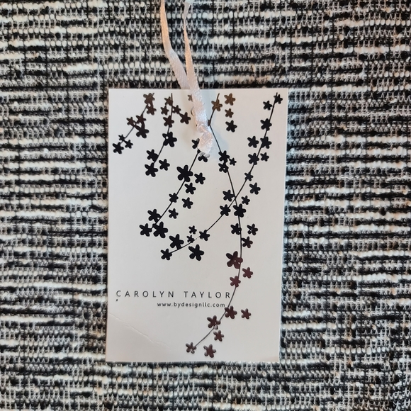 Caroline Taylor textured knit blouse sz M NWT - Picture 2 of 5